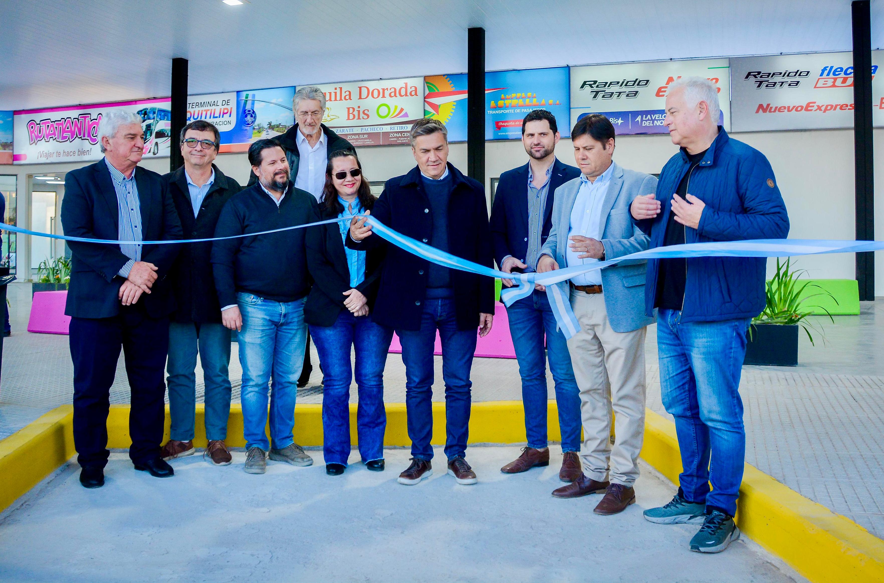 *QUITILIPI: EL GOBERNADOR ZDERO INAUGURÓ LA TERMINAL DE ÓMNIBUS Y EL MUNICIPIO LOCAL YA LA PONE EN FUNCIONAMIENTO*