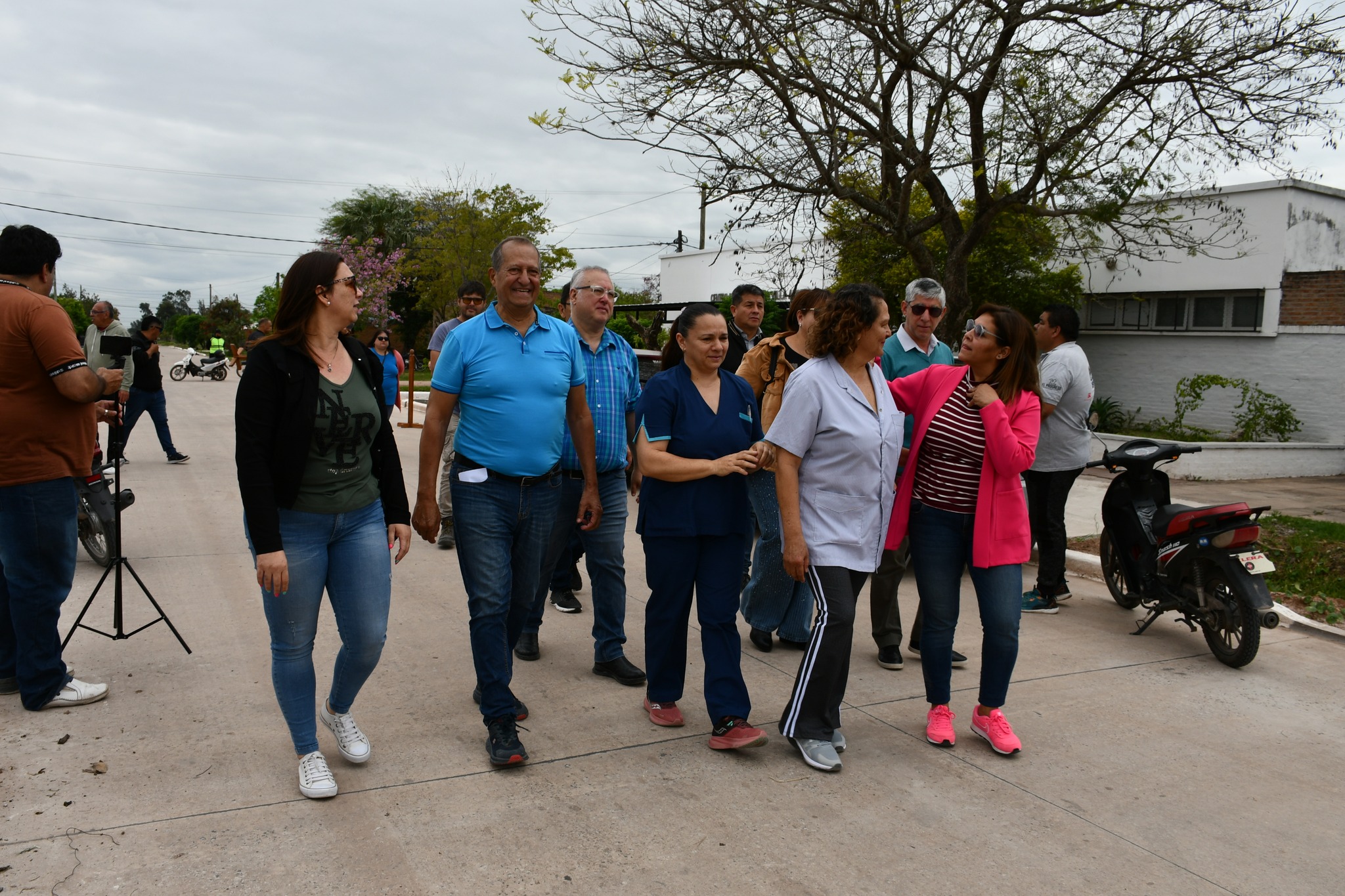 VILLA ANGELA INAUGURÓ TRES NUEVAS CUADRAS DE PAVIMENTO SOBRE CALLE TUCUMÁN
