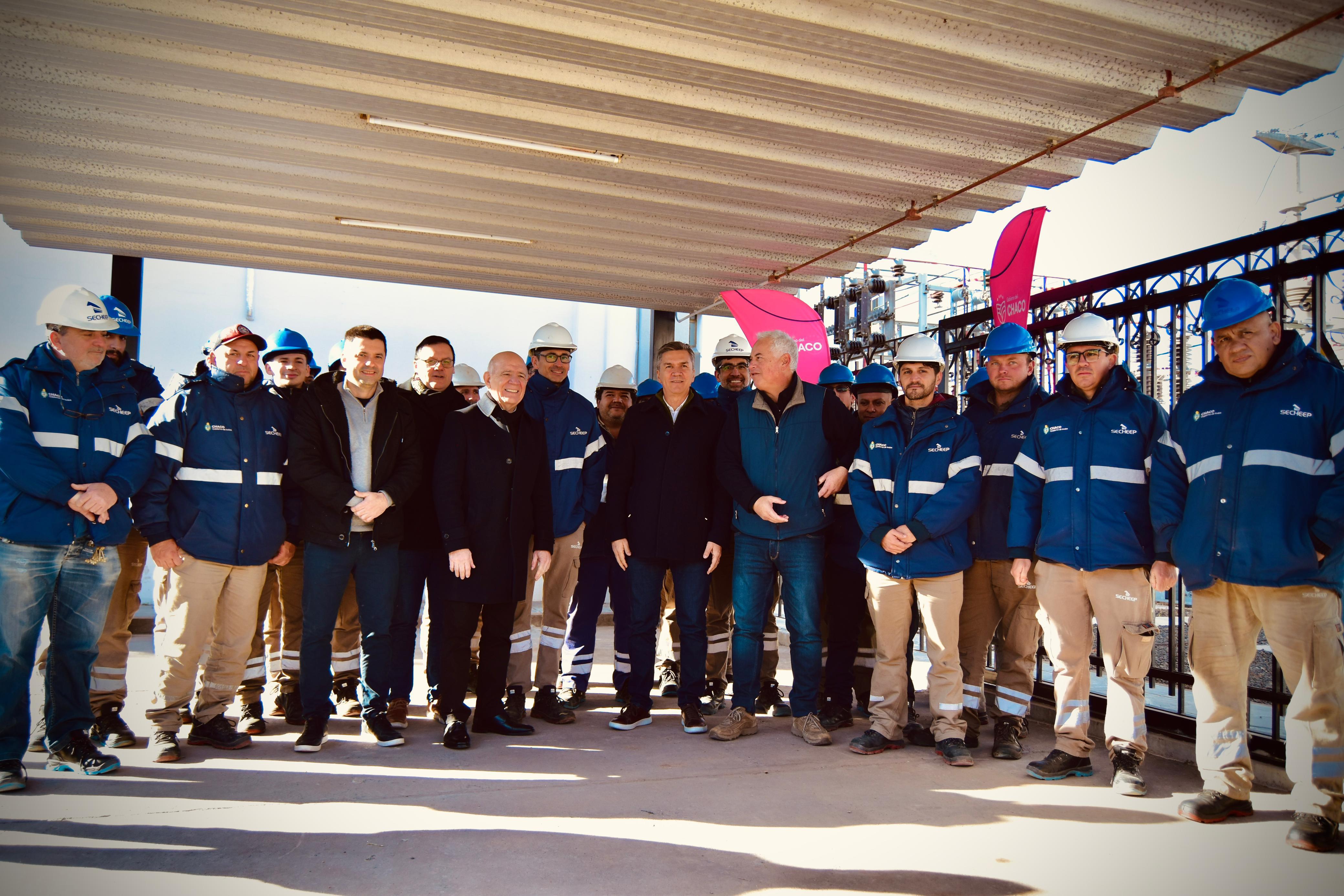 *FORTALECIMIENTO DEL SISTEMA ELÉCTRICO PROVINCIAL: EL GOBERNADOR ZDERO INAUGURÓ HOY E L NUEVO CENTRO DE DISTRIBUCIÓN  N° 4 EN SÁENZ PEÑA*