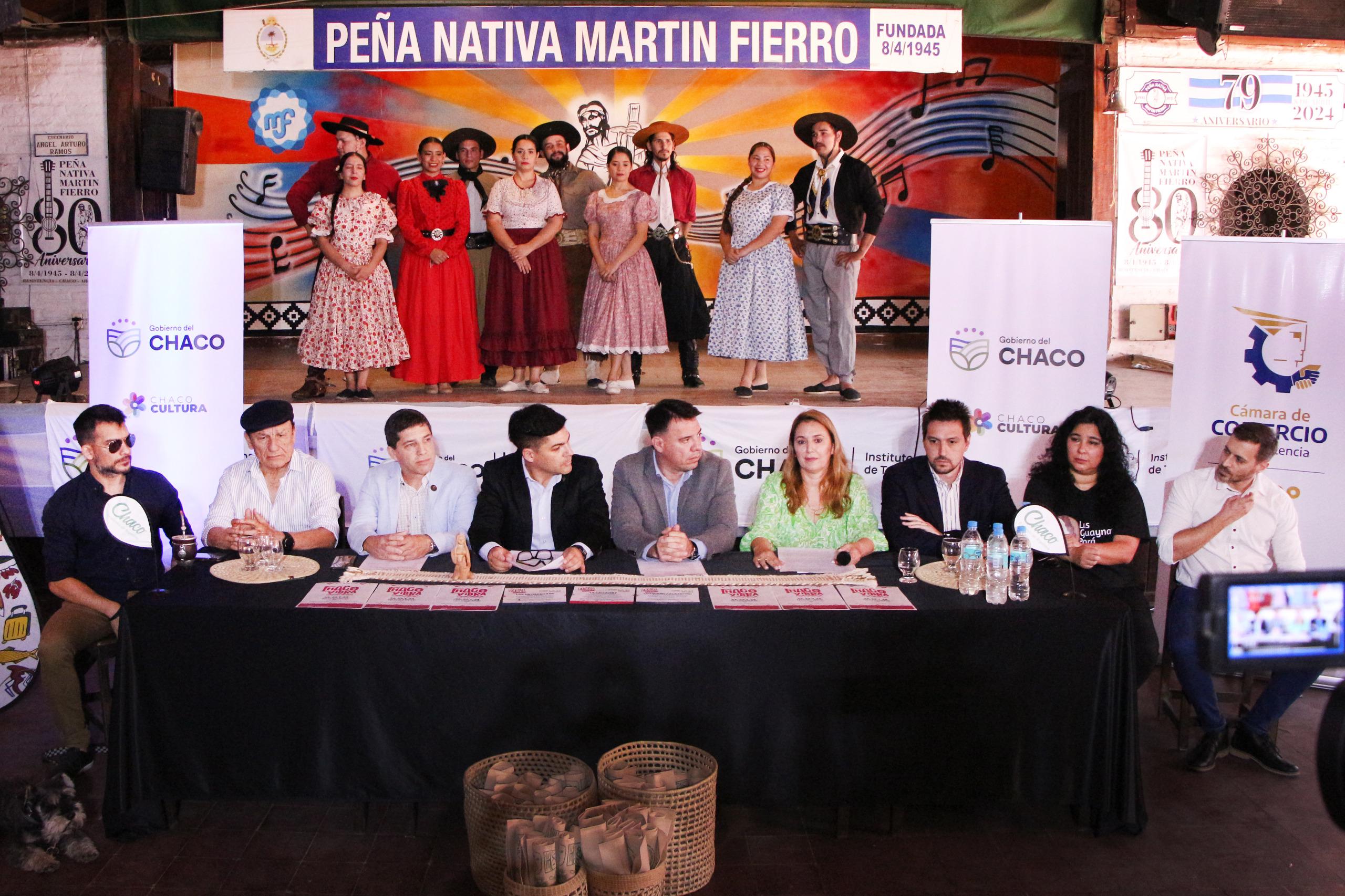 SE PRESENTÓ OFICIALMENTE EL FESTIVAL FOLKLÓRICO CHACO VIBRA CON UNA GRILLA DE MÁS DE 500 ARTISTAS LOCALES Y NACIONALES