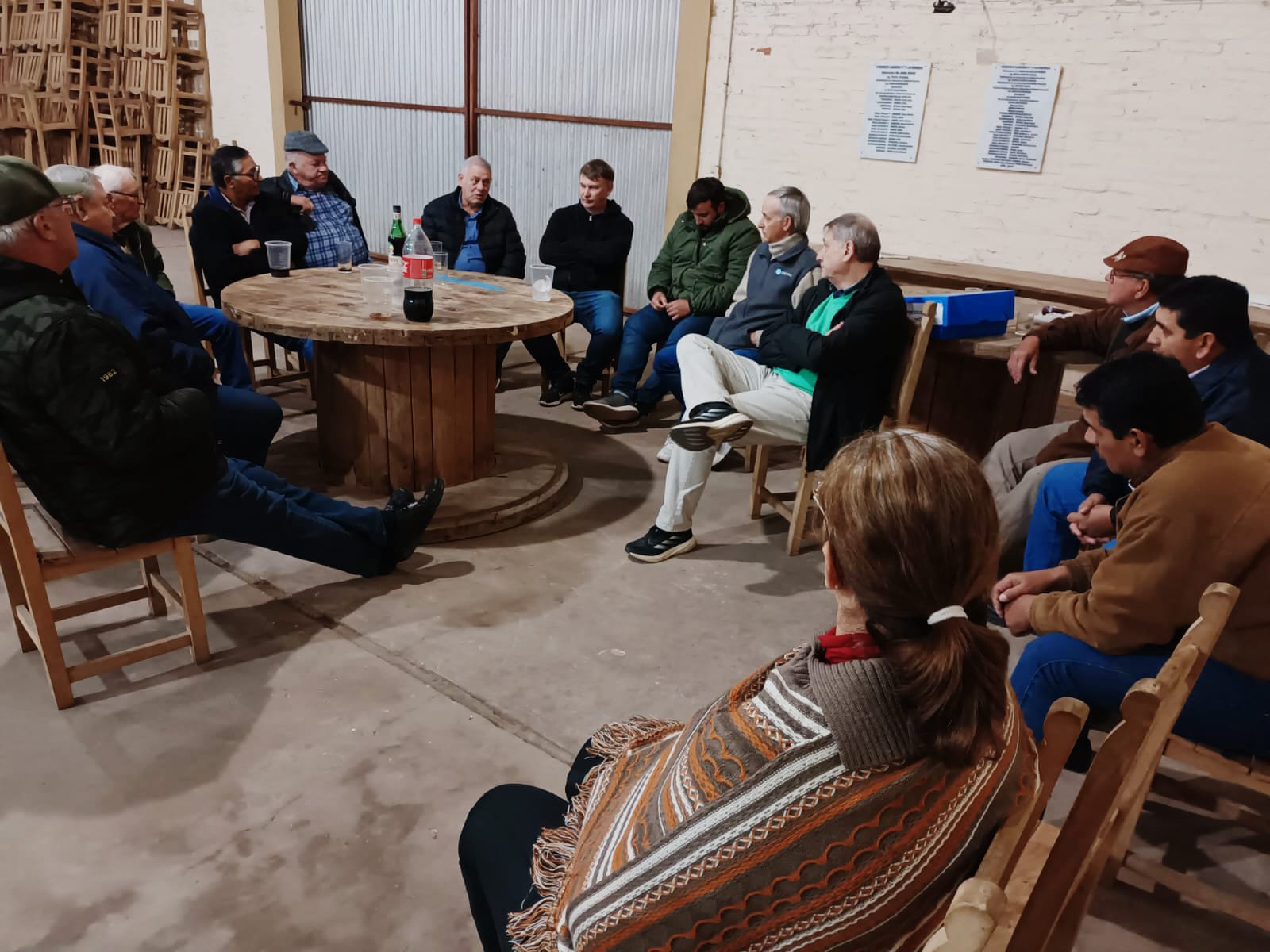 Reunión de Trabajo del Consorcio Caminero Las Moreras N°71 Bajo la Conducción de Víctor Covach