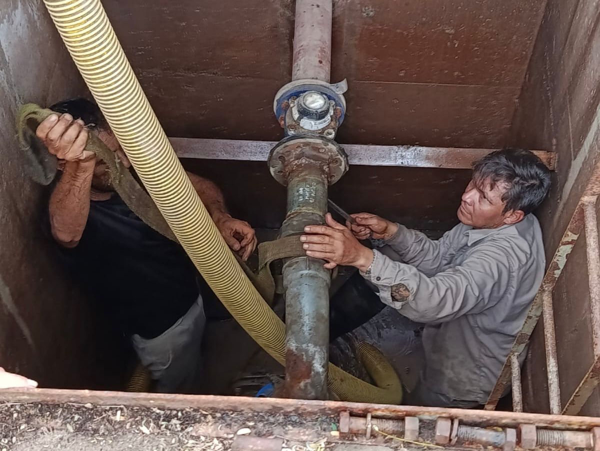 *SAMEEP REPAR&Oacute; EL ACUEDUCTO NORTE Y EL SERVICIO DE AGUA SE NORMALIZA PROGRESIVAMENTE*