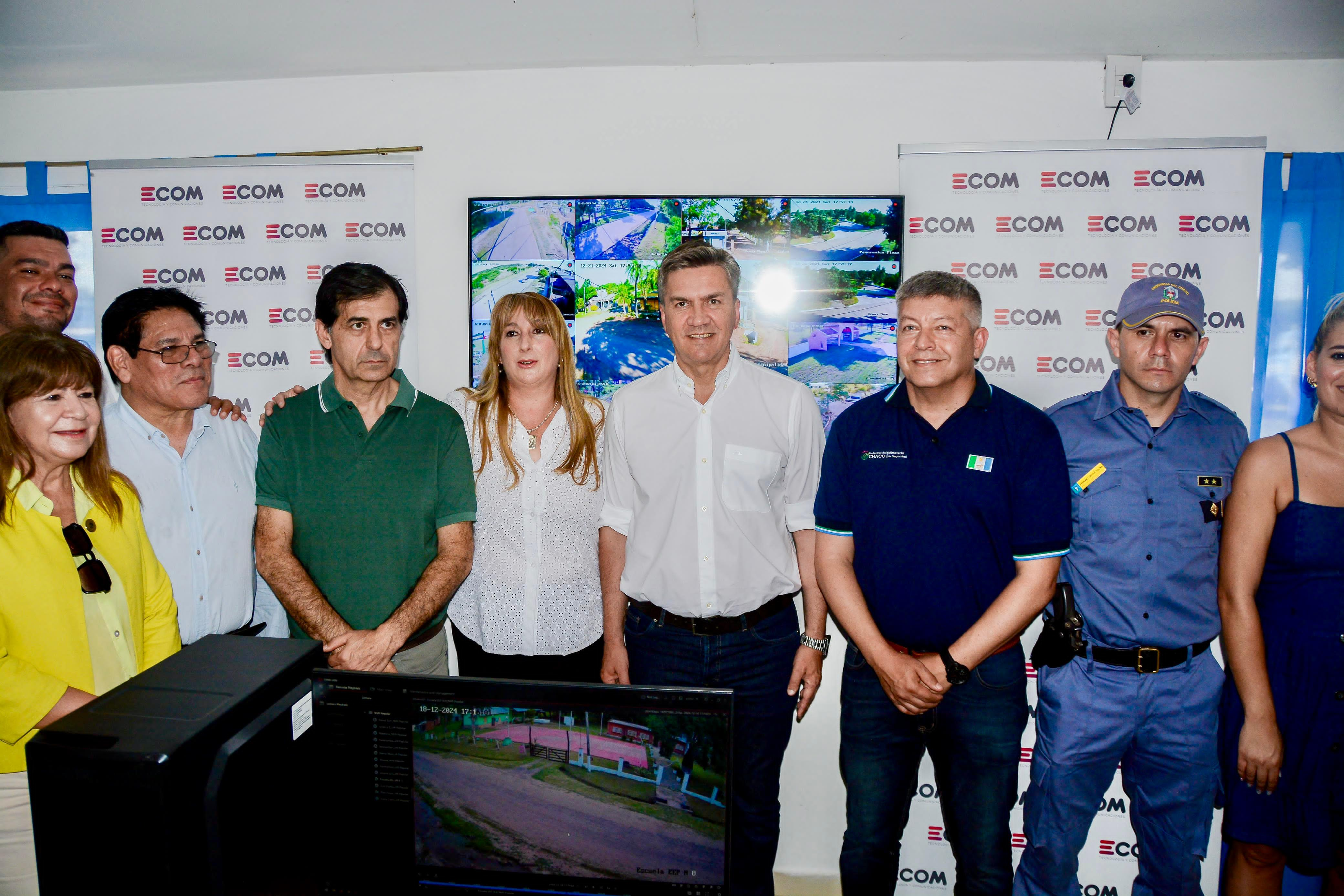 *ANIVERSARIO 137° DE COLONIA POPULAR: EL GOBERNADOR ZDERO INAUGURÓ UN NUEVO CENTRO DE MONITOREO