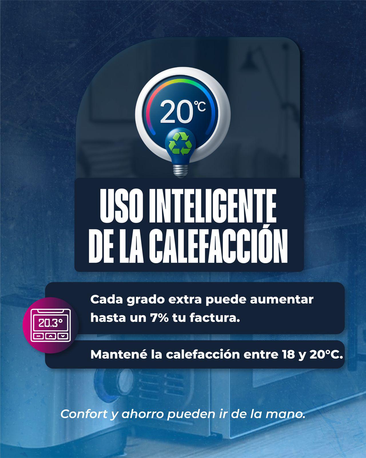 *EL GOBIERNO DEL CHACO IMPULSA UNA CAMPAÑA DE AHORRO ENERGÉTICO PARA EL INVIERNO A TRAVÉS DE SECHEEP*